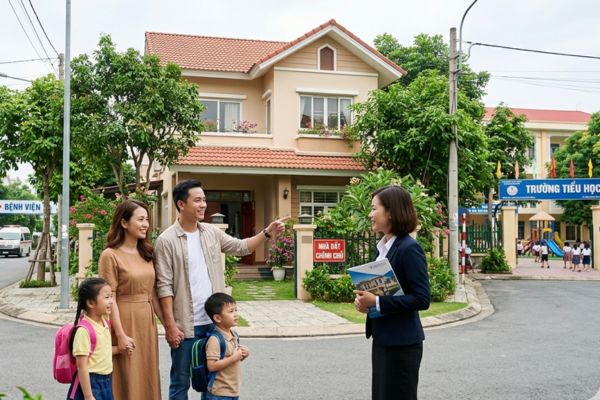 Mua nhà đất ở vùng có trường học bệnh viện gần: Lưu ý