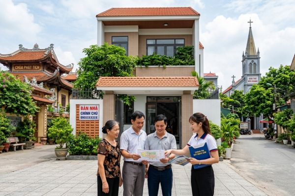 Mua nhà đất trong vùng có nhà thờ, chùa