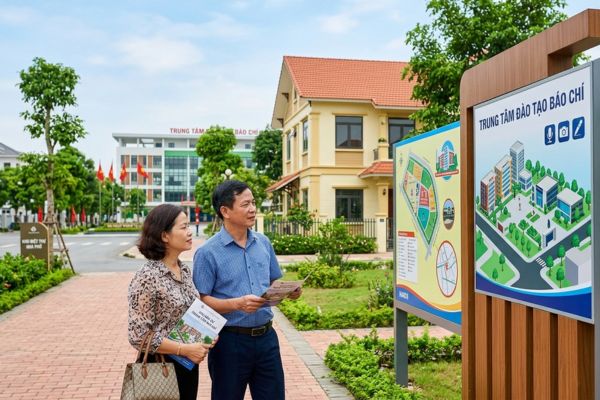 Mua nhà đất trong vùng có trung tâm đào tạo báo chí