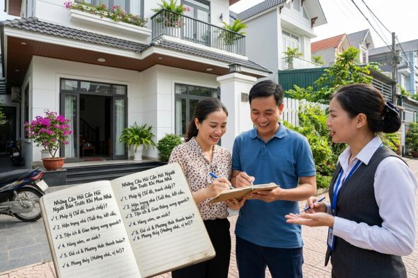 Những câu hỏi cần hỏi người bán trước khi mua nhà