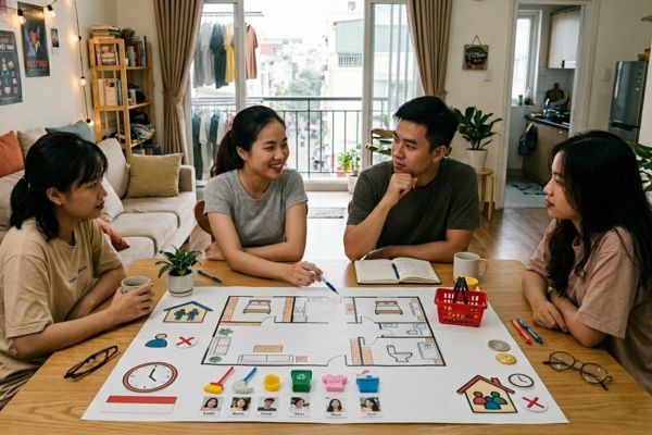 Quy định thuê nhà ở ghép (room sharing)