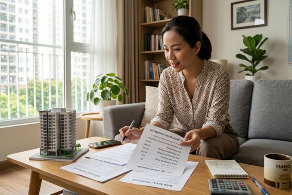 Bán nhà chung cư: Các loại thuế phí liên quan bạn cần biết