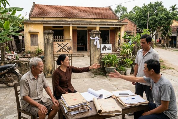Bán nhà có tranh chấp về di chúc: Pháp lý và phân chia tài sản