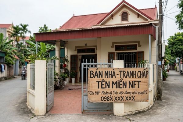 Bán nhà có tranh chấp về tên miền NFT: Pháp lý