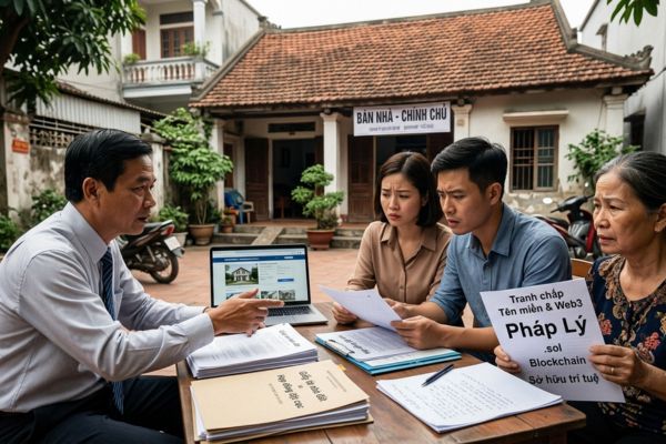 Bán nhà có tranh chấp về tên miền Web3: Pháp lý