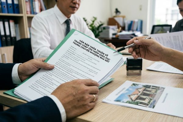 Bán nhà có tranh chấp về tên miền giáo dục: Pháp lý