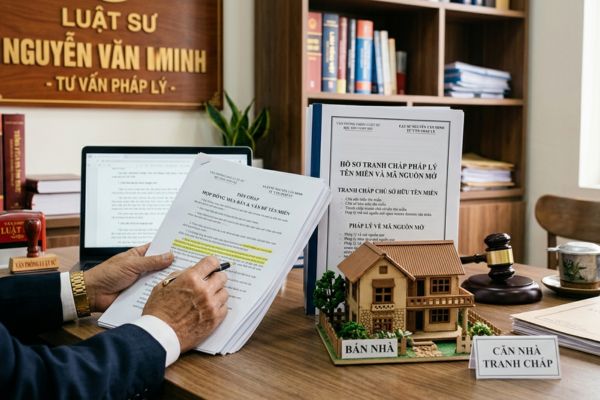 Bán nhà có tranh chấp về tên miền mã nguồn mở: Pháp lý
