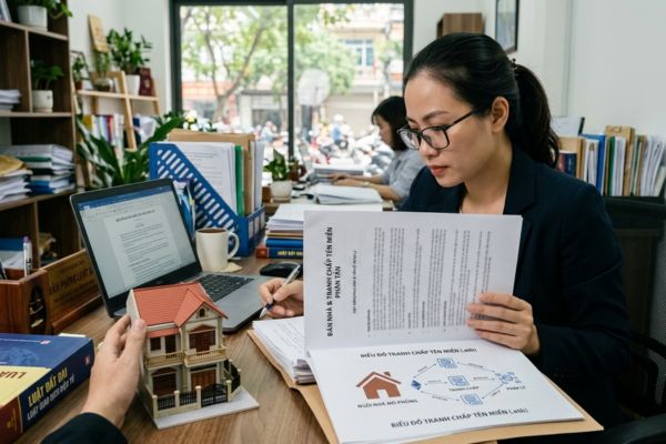 Bán nhà có tranh chấp về tên miền phân tán: Pháp lý