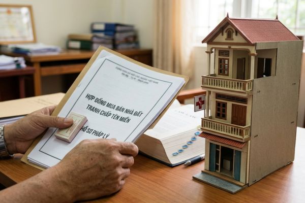 Bán nhà có tranh chấp về tên miền y tế: Pháp lý