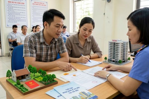 Đã có đất ở quê, liệu có được đăng ký mua Nhà ở xã hội tại Hà Nội?
