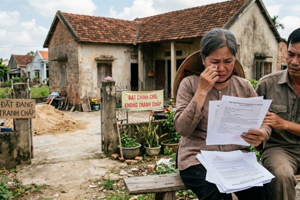 Đất dính bùa bẫy "hợp đồng giả cách": Vay tiền hóa thành mất đất