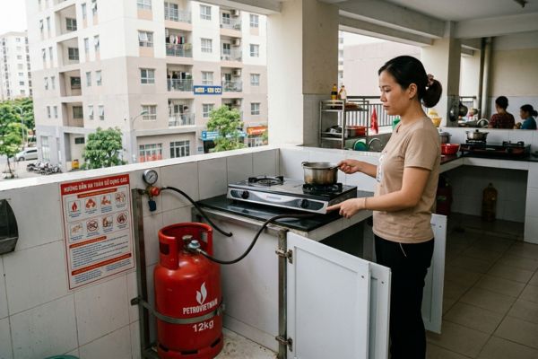 Nhà ở xã hội (NƠXH) cho thuê: Ai chịu trách nhiệm về hệ thống gas?