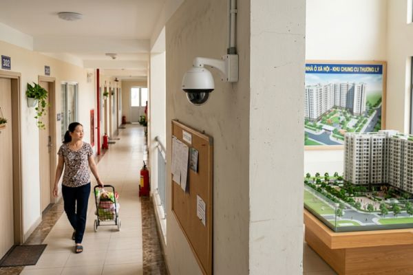 Nhà ở xã hội (NƠXH) cho thuê: Quy định về lắp đặt camera
