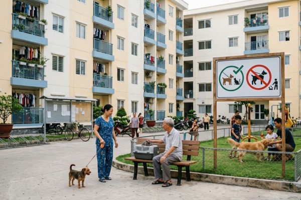 Nhà ở xã hội (NƠXH) cho thuê: Quy định về vật nuôi