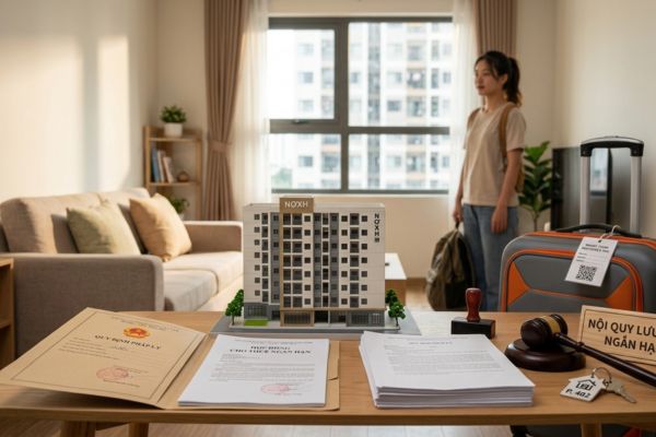 Pháp lý về việc cho thuê Nhà ở xã hội (NƠXH) cho mục đích lưu trú ngắn hạn