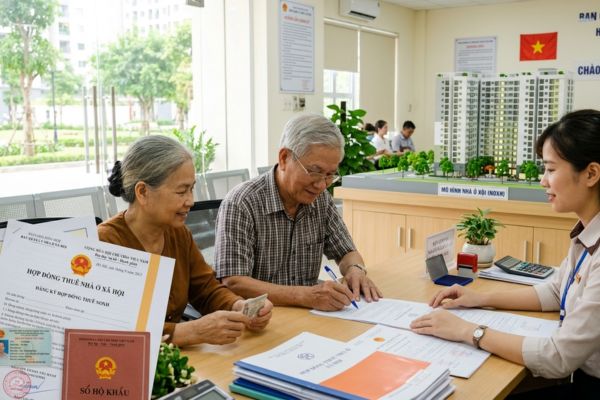 Thủ tục đăng ký hợp đồng thuê Nhà ở xã hội (NƠXH) với người cao tuổi