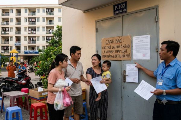 Thuê Nhà ở xã hội rồi cho thuê lại: Coi chừng bị phạt nặng và đuổi ra khỏi nhà