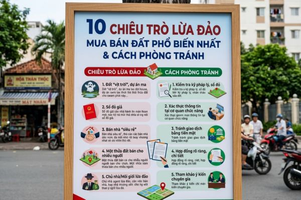 10 chiêu trò lừa đảo mua bán đất phổ biến nhất năm 2026 và cách phòng tránh