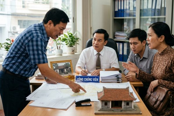 Anh chị em "đại chiến" vì đất cha mẹ để lại: Vai trò gỡ rối của công chứng viên