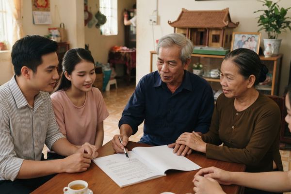 Bố mẹ cho tặng nhà đất nhưng giữ lại quyền quản lý đến khi 30 tuổi: Lập hợp đồng ra sao?