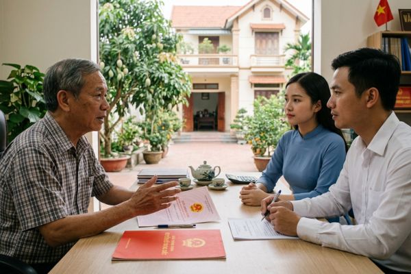 Cho tặng nhà đất cho hai vợ chồng con gái: Tài sản chung hay tài sản riêng?