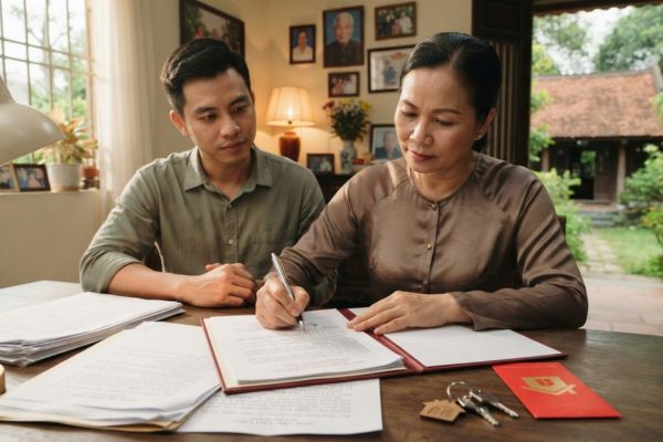 Cho tặng nhà đất kèm điều kiện người nhận không được cho thuê hoặc thế chấp
