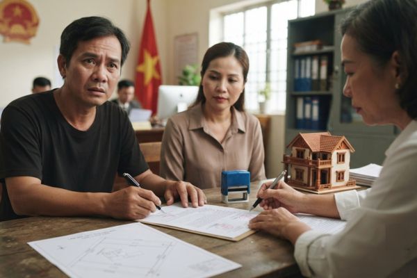 Cho tặng nhà đất khi bên cho tặng đang là bị cáo trong vụ án hình sự