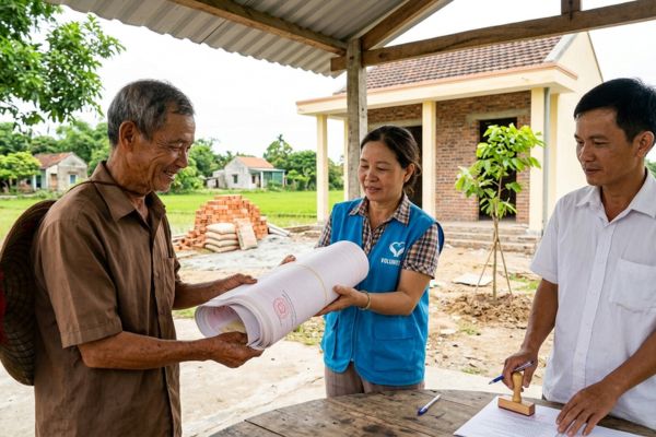 Cho tặng quyền sử dụng đất làm trung tâm trợ giúp xã hội, cơ sở bảo trợ