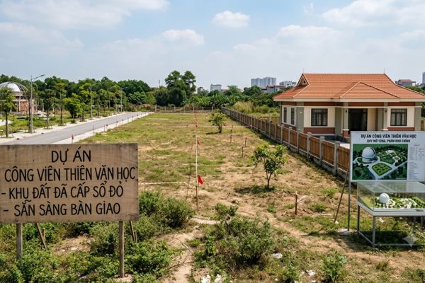 Đất thuộc dự án công viên thiên văn học: Giá trị pháp lý