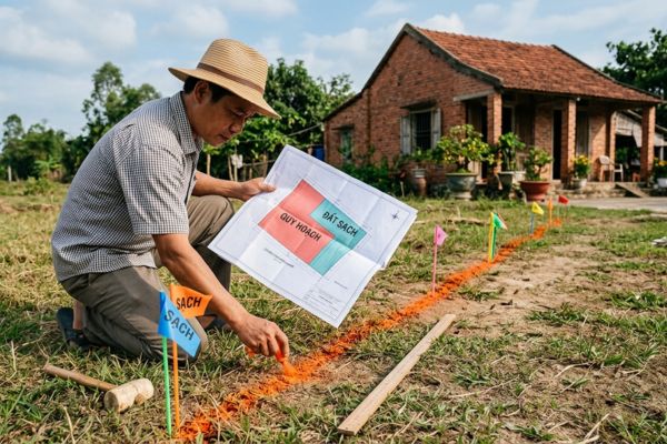 Kinh nghiệm mua đất dính quy hoạch một phần: Cách tách phần đất sạch
