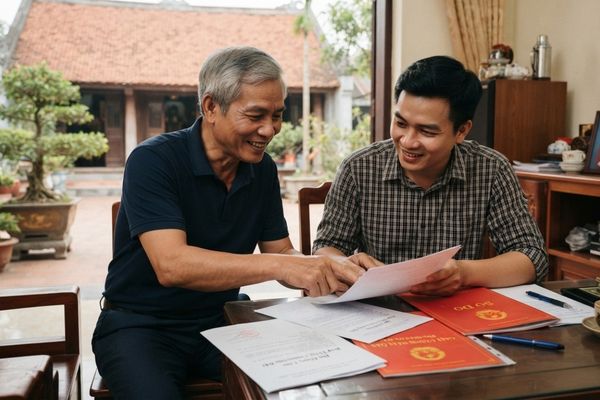 Mối quan hệ dượng - con riêng của vợ khi cho tặng nhà đất có được miễn phí trước bạ?