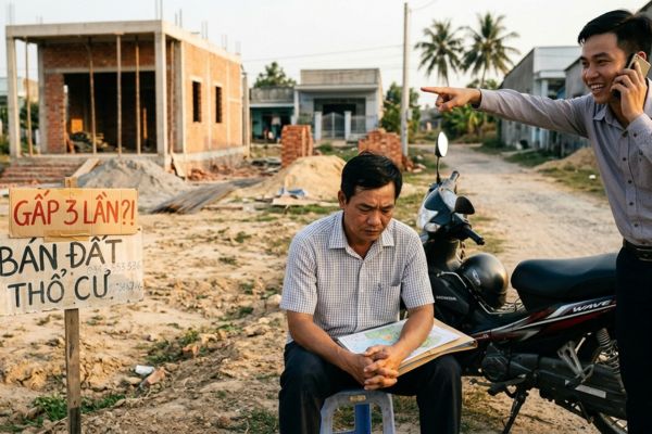 Mua đất bị cò đất thổi giá gấp 3 lần: Bài học tỉnh táo cho người mua