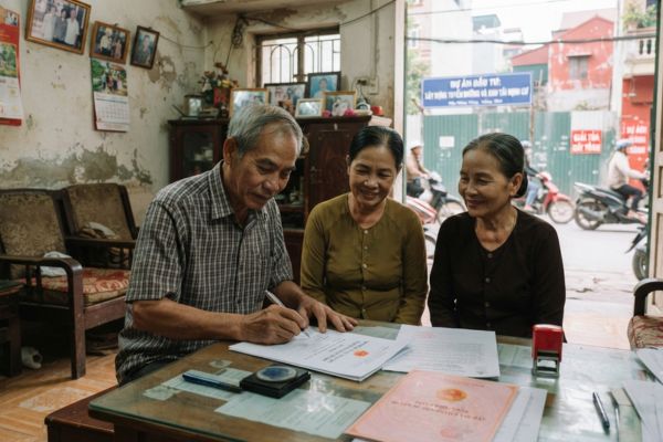 Tặng cho nhà đất dính thông báo giải tỏa nhưng chưa có quyết định thu hồi đất