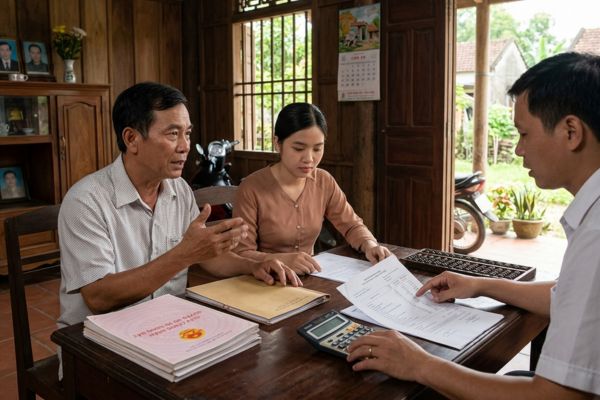 Tặng cho nhà đất giữa bố dượng và con riêng của vợ: Cách tính thuế TNCN chính xác