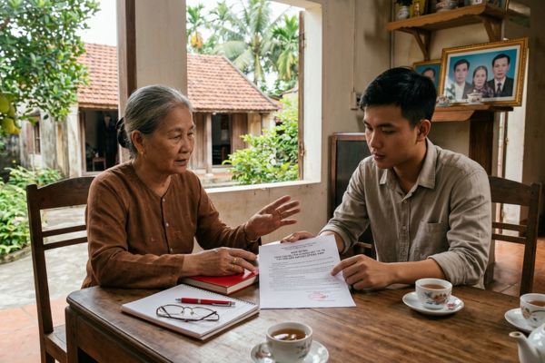 Tặng cho nhà đất kèm điều kiện người nhận không được bán trong 10 năm: Có hợp pháp?
