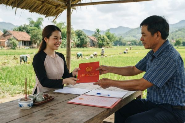 Tặng cho quyền sử dụng đất nông nghiệp cho người không trực tiếp sản xuất nông nghiệp
