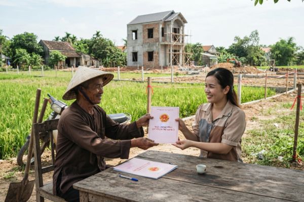 Tặng cho quyền sử dụng đất nông nghiệp dính quy hoạch chuyển đổi thành đất ở