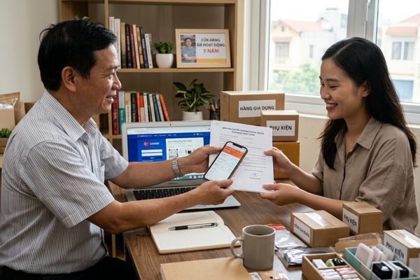 Tặng cho tài sản là cửa hàng online, tài khoản gian hàng thương mại điện tử