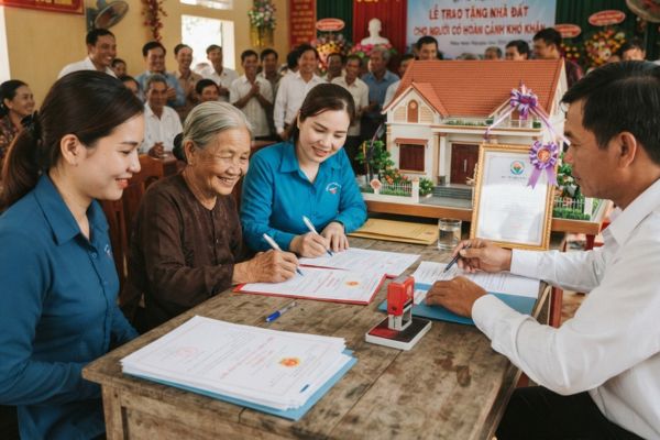 Thủ tục cho tặng nhà đất cho quỹ từ thiện, tổ chức phi chính phủ
