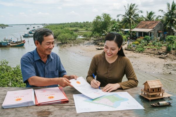 Thủ tục tặng cho quyền sử dụng đất bãi bồi ven sông, ven biển cho cá nhân