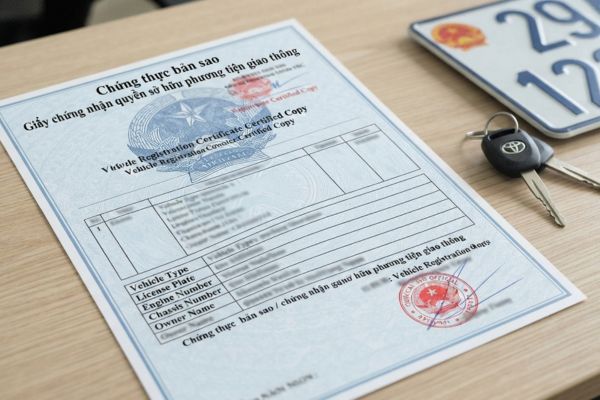 Chứng thực bản sao Giấy chứng nhận quyền sở hữu phương tiện giao thông