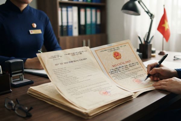 Chứng thực bản sao Giấy xác nhận tình trạng tâm thần của người làm di chúc