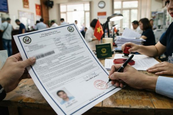 Chứng thực chữ ký trên đơn đề nghị cấp visa du học Mỹ