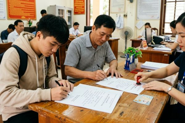 Chứng thực chữ ký trên giấy cam kết bảo lãnh tiền thuê nhà trọ cho sinh viên