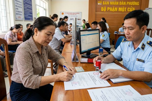 Chứng thực chữ ký trên giấy cam kết chịu mọi chi phí phát sinh khi làm thủ tục đất
