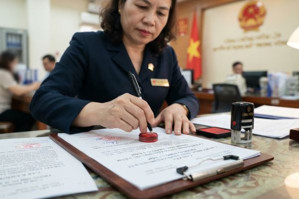 Chứng thực chữ ký trên giấy cam kết không chuyển nhượng đất trong vòng 5 năm