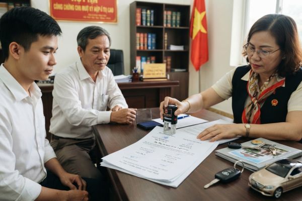 Chứng thực chữ ký trên hợp đồng cho mượn tài sản giá trị cao