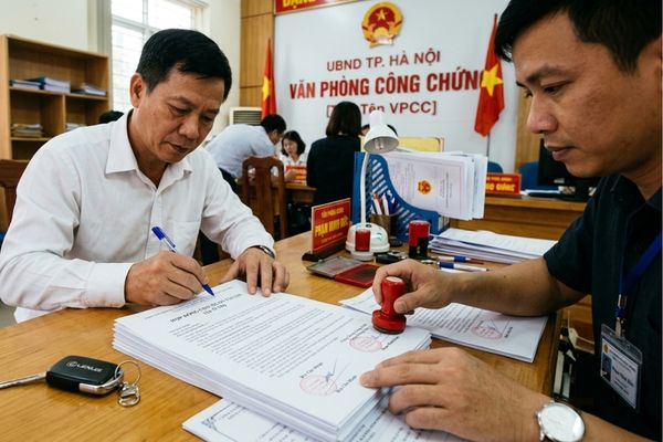 Chứng thực chữ ký trên hợp đồng cho mượn tài sản giá trị cao