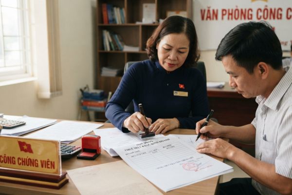 Chứng thực chữ ký trên hợp đồng thuê mặt bằng kinh doanh nhỏ