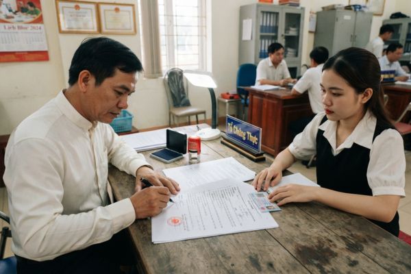 Chứng thực chữ ký trên hợp đồng thuê nhà ngắn hạn dưới 6 tháng